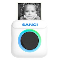 Mini Impresora Portátil con Luz RGB para Niños SANCI MP0853